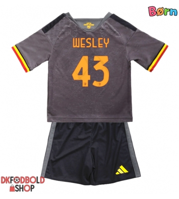 AS Roma Wesley Franca #43 Tredje trøje Børn 2026-27 Kort ærmer (+ korte bukser)
